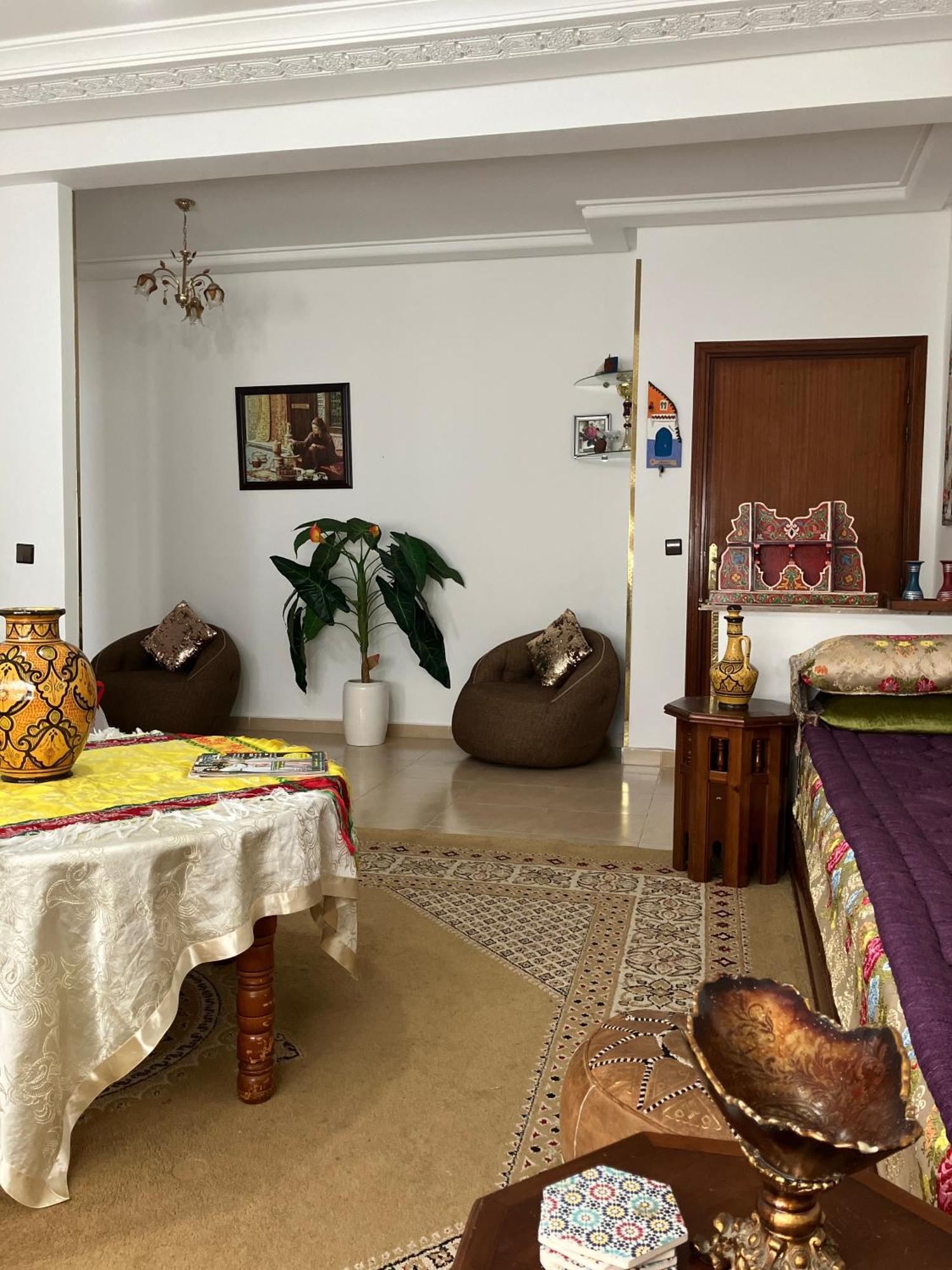 Appartement Beau Et Familial Connecte Tanger Exteriör bild